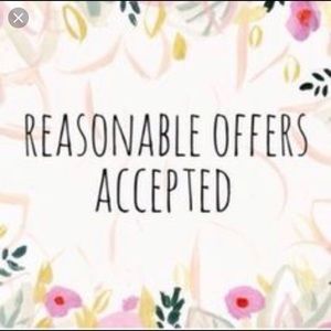 Accepting all reasonable offers!!